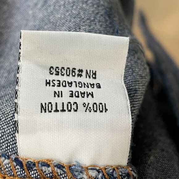 NEW J Gee Womens Small Denim Button Up Tiered Midi Dress Pockets & Belted Waist - Picture 4 of 12